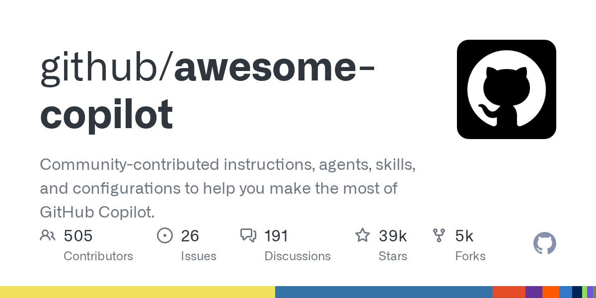 github/awesome-copilot Screenshot preview
