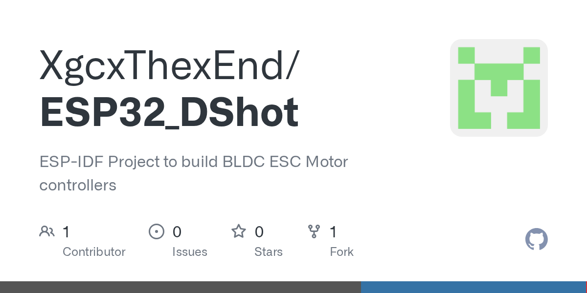 XgcxThexEnd/ESP32_DShot Screenshot preview