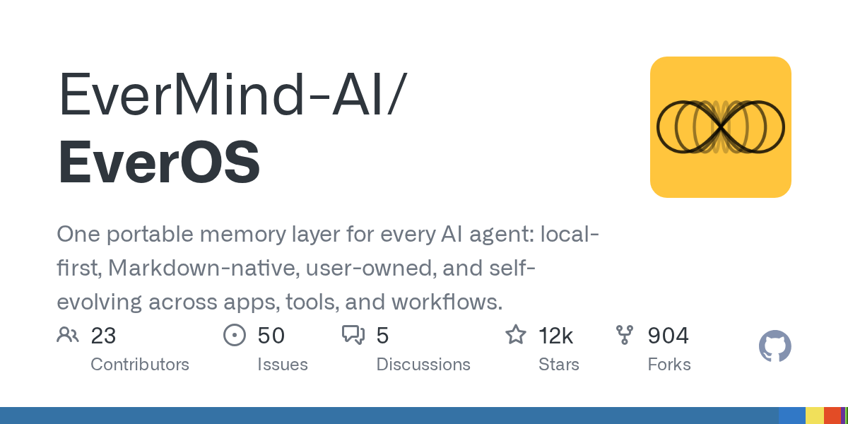 EverMind-AI/EverOS Screenshot preview