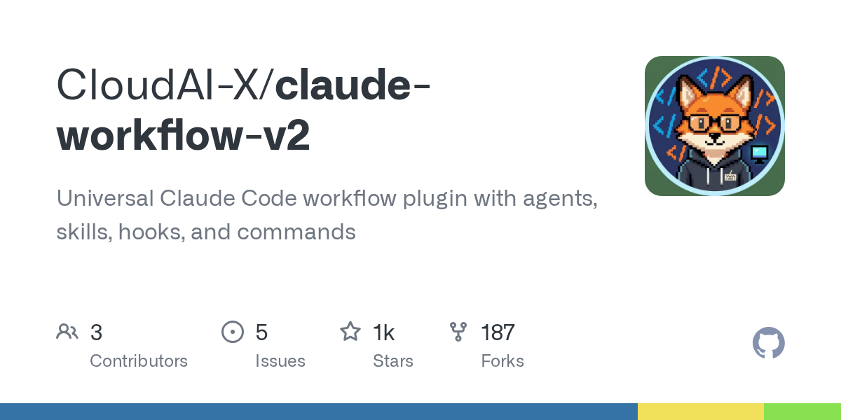 CloudAI-X/claude-workflow-v2 Screenshot preview