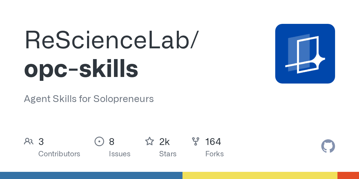 ReScienceLab/opc-skills Screenshot preview