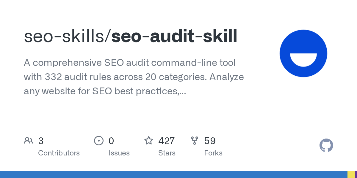 seo-skills/seo-audit-skill Screenshot preview