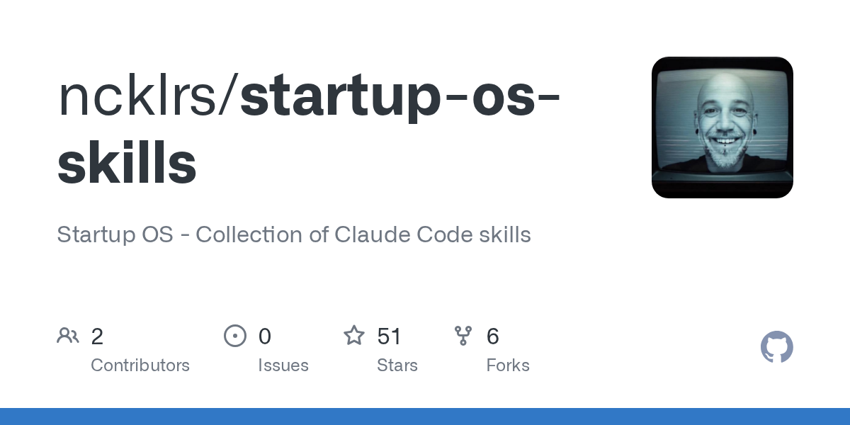 ncklrs/startup-os-skills Screenshot preview