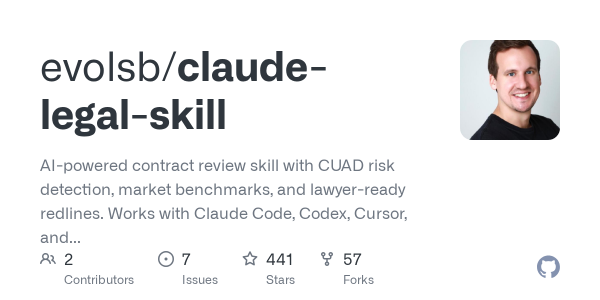 evolsb/claude-legal-skill Screenshot preview