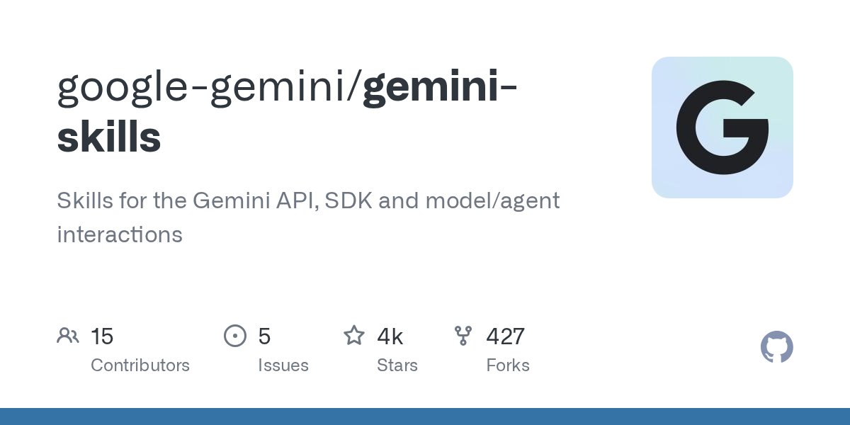 google-gemini/gemini-skills Screenshot preview