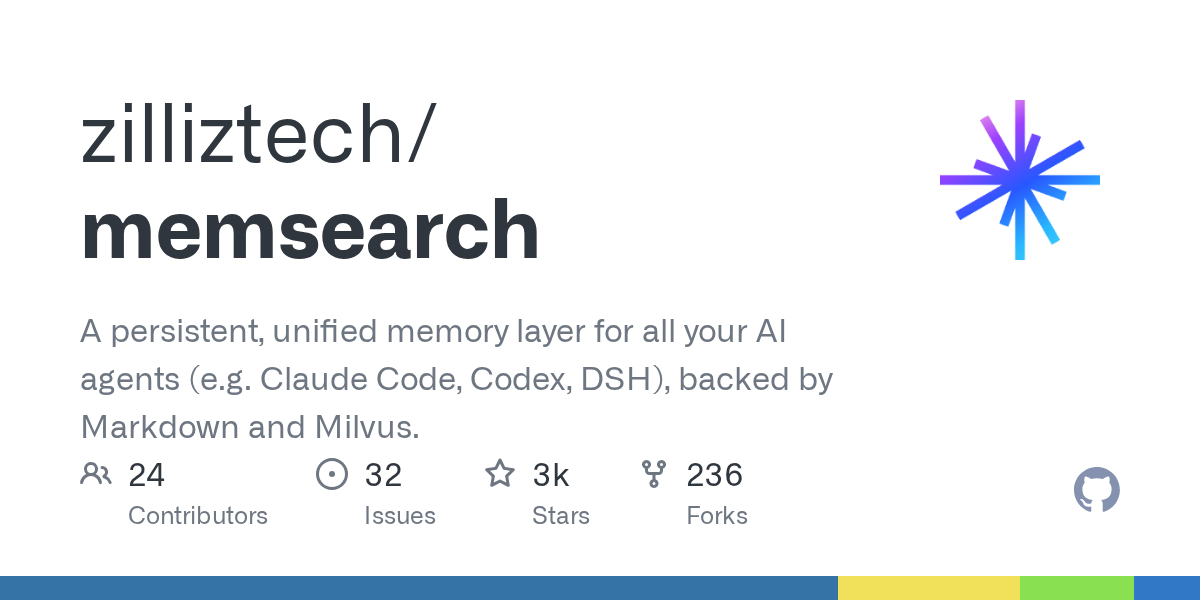 zilliztech/memsearch Screenshot preview