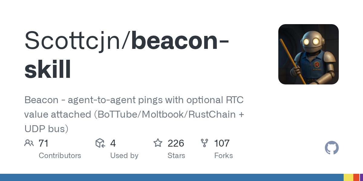Scottcjn/beacon-skill Screenshot preview