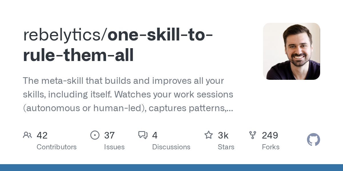 rebelytics/one-skill-to-rule-them-all Screenshot preview