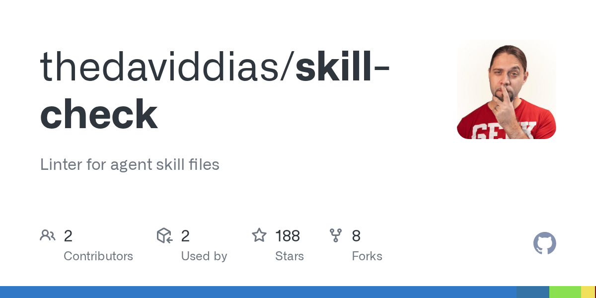 thedaviddias/skill-check Screenshot preview