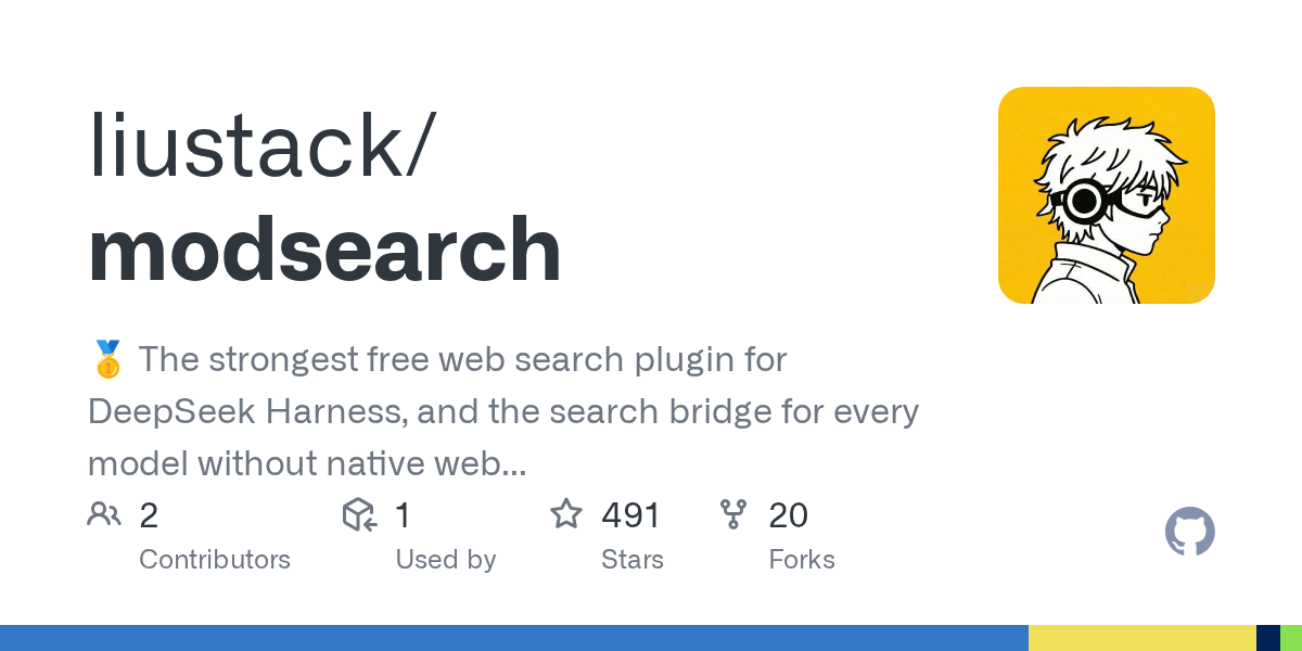 liustack/modsearch Screenshot preview