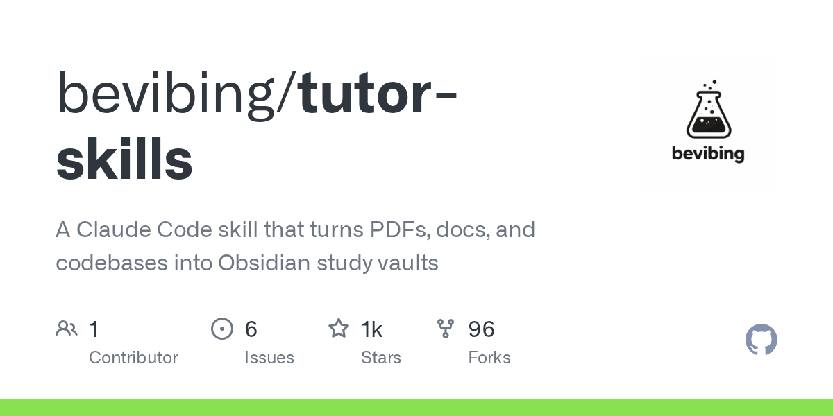 bevibing/tutor-skills Screenshot preview