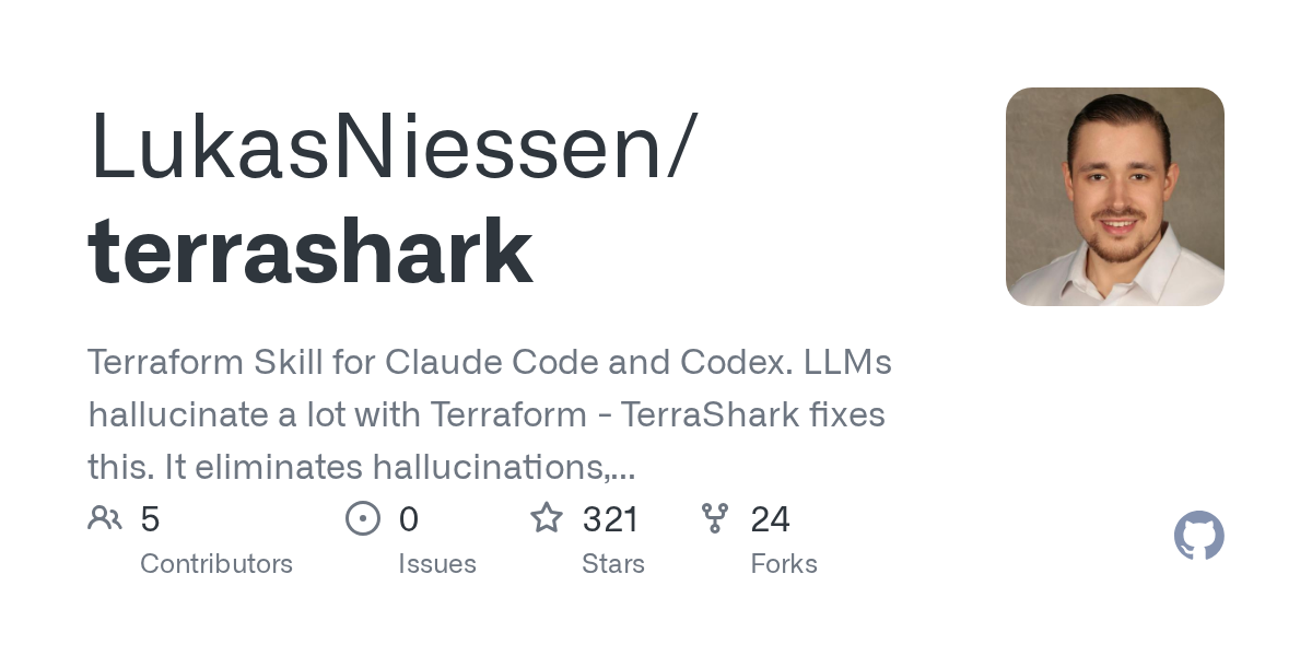 LukasNiessen/terrashark Screenshot preview