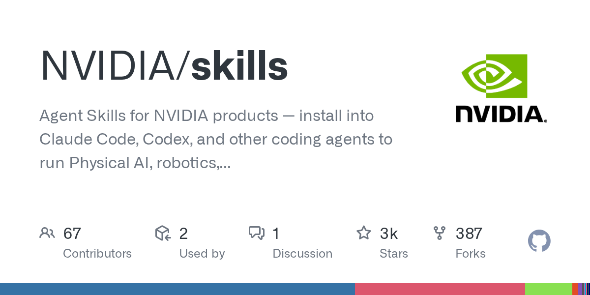 NVIDIA/skills Screenshot preview