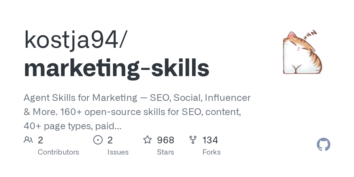 kostja94/marketing-skills Screenshot preview