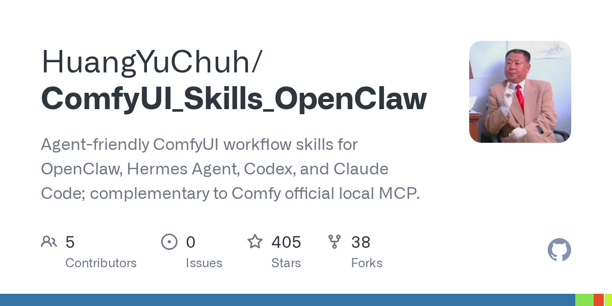 HuangYuChuh/ComfyUI_Skills_OpenClaw Screenshot preview