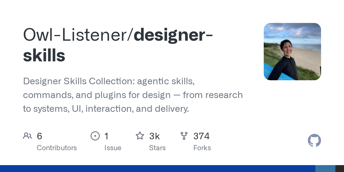 Owl-Listener/designer-skills Screenshot preview