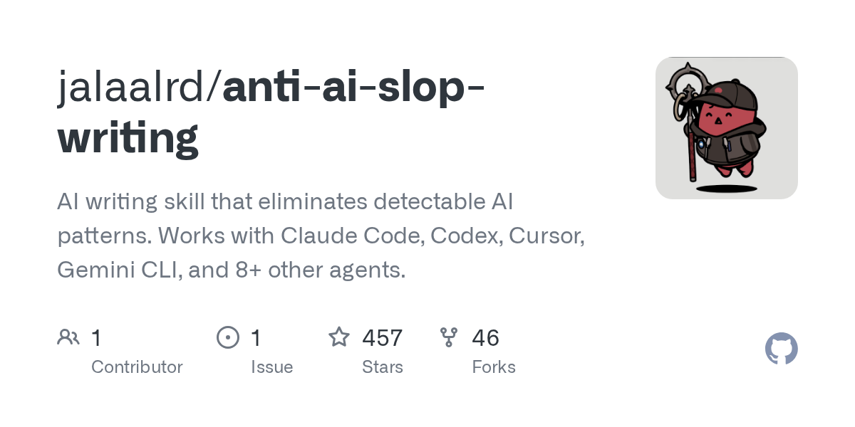 jalaalrd/anti-ai-slop-writing Screenshot preview