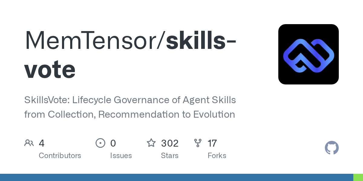 MemTensor/skills-vote Screenshot preview