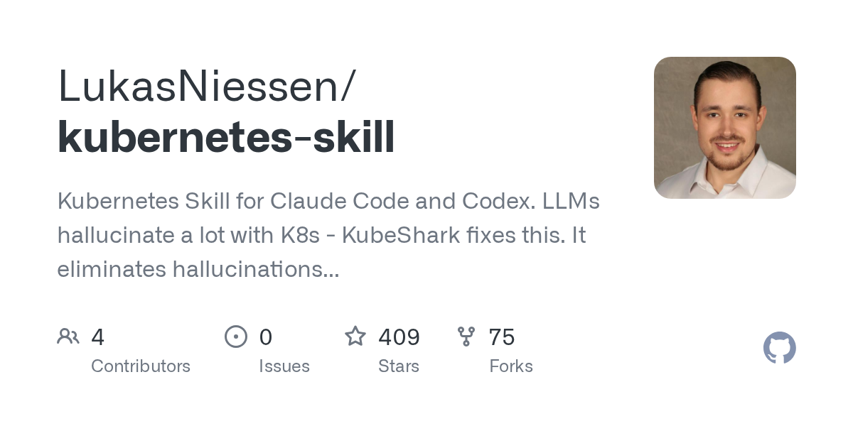 LukasNiessen/kubernetes-skill Screenshot preview