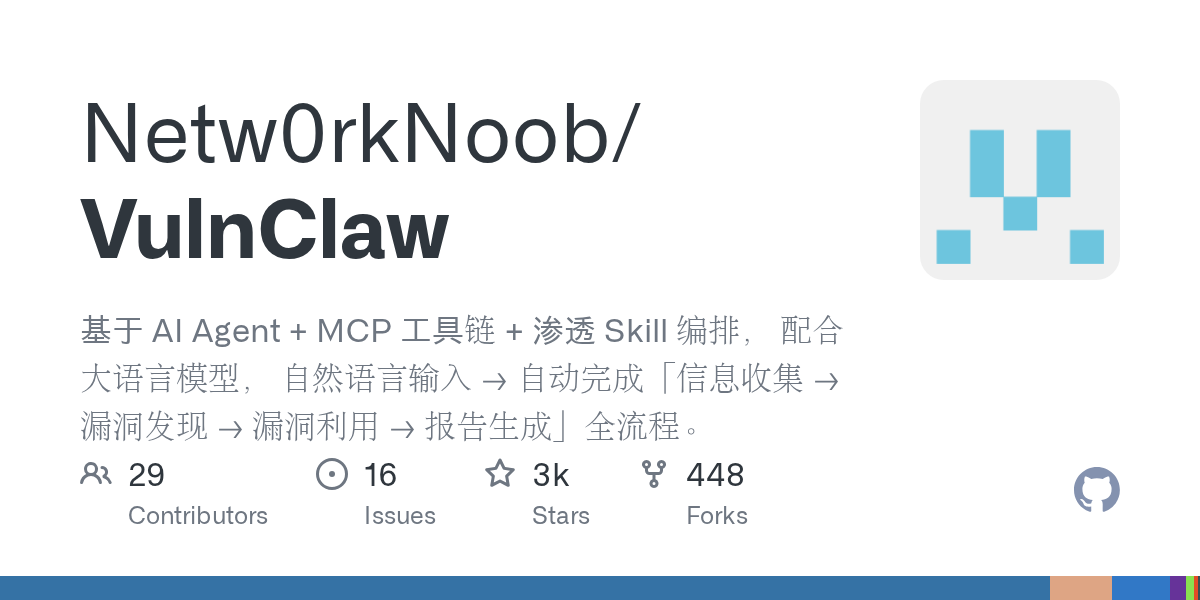 Netw0rkNoob/VulnClaw Screenshot preview