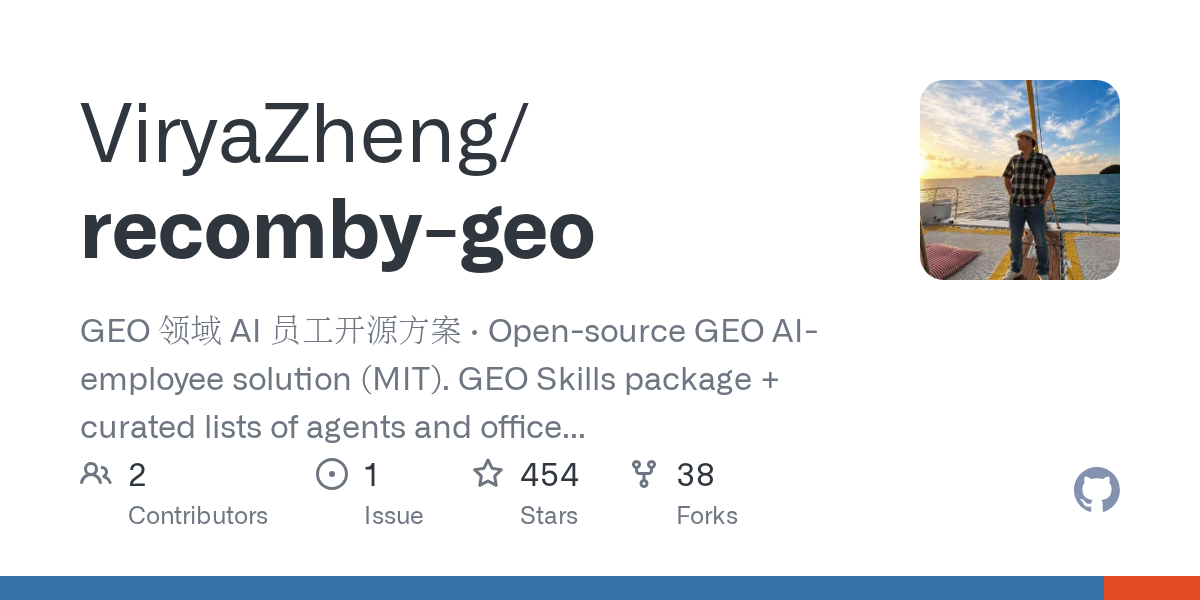 ViryaZheng/recomby-geo Screenshot preview