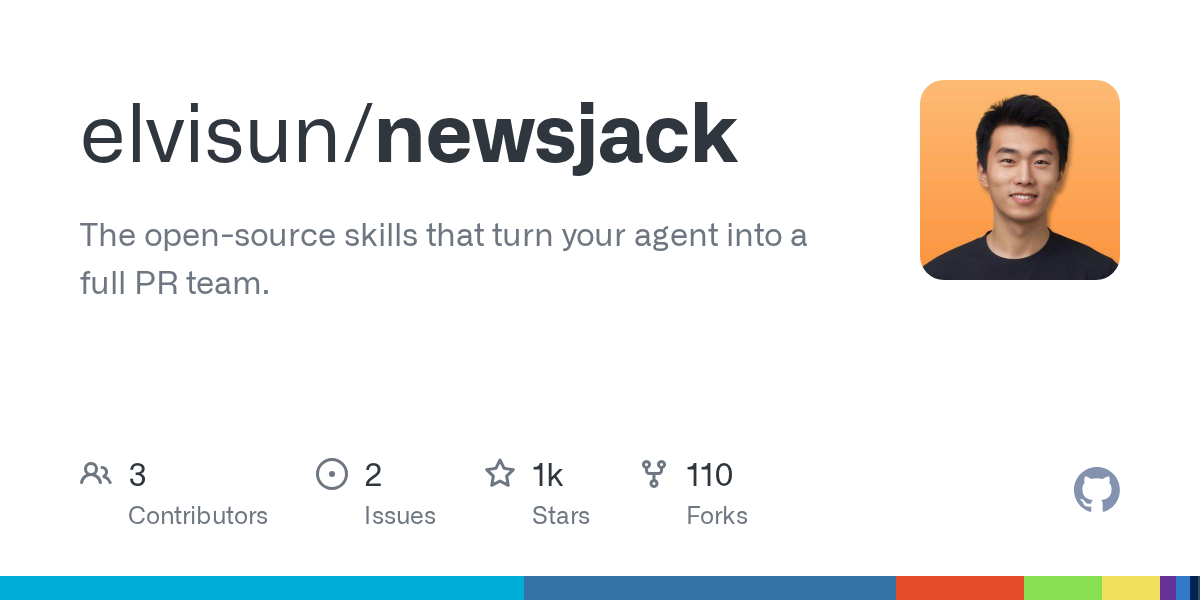 elvisun/newsjack Screenshot preview