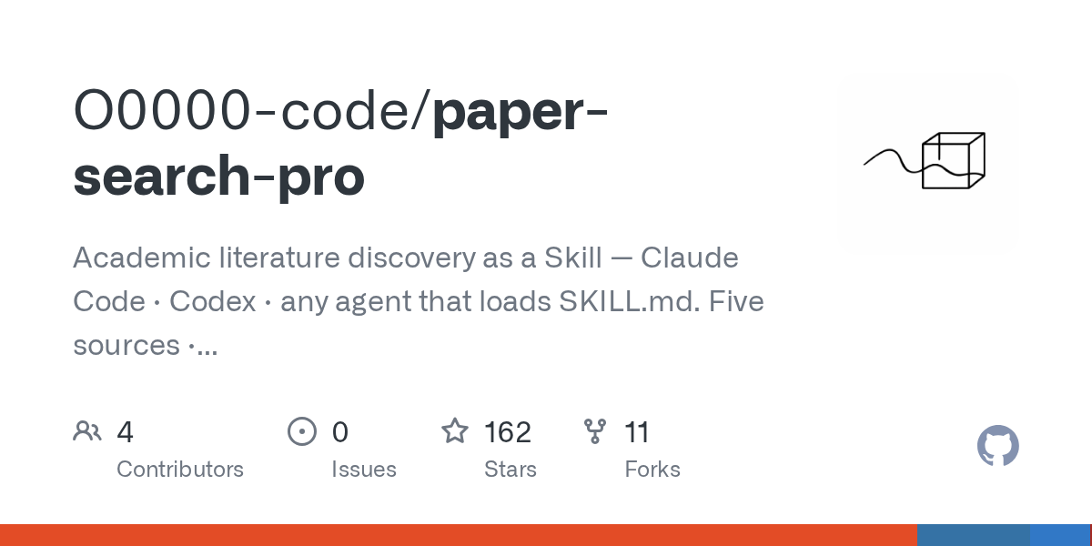 O0000-code/paper-search-pro Screenshot preview