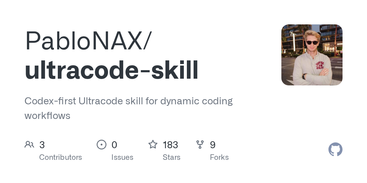 PabloNAX/ultracode-skill Screenshot preview