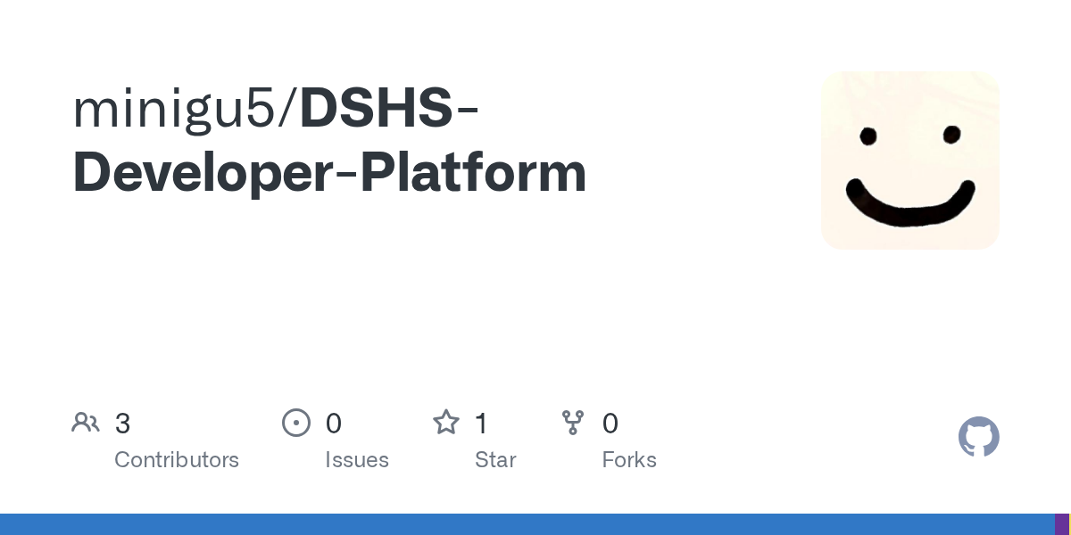 minigu5/DSHS-Developer-Platform Screenshot preview