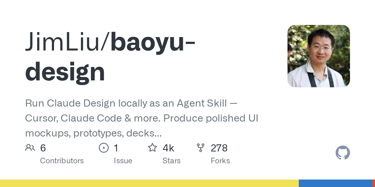 JimLiu/baoyu-design Screenshot preview