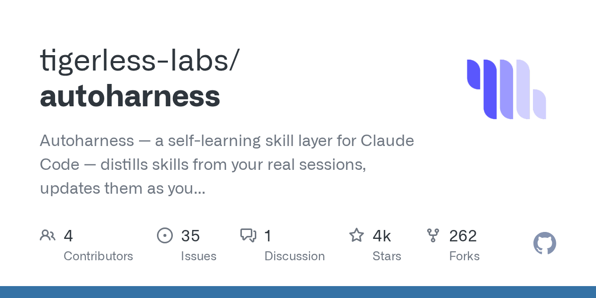 tigerless-labs/autoharness Screenshot preview