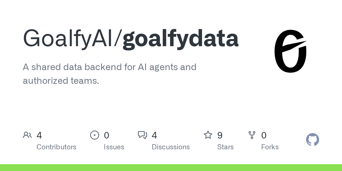 GoalfyAI/goalfydata Screenshot preview