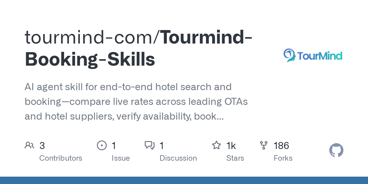 tourmind-com/Tourmind-Booking-Skills Screenshot preview