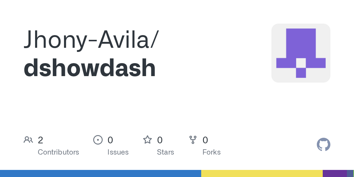 Jhony-Avila/dshowdash Screenshot preview
