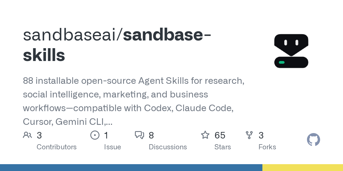 sandbaseai/sandbase-skills Screenshot preview