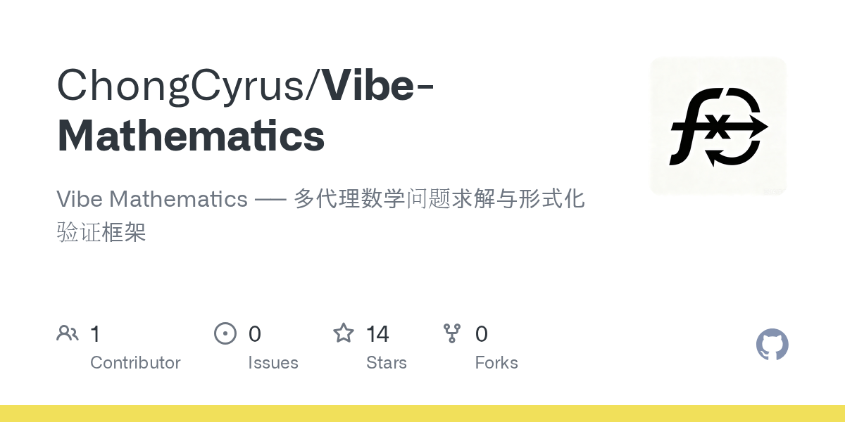 ChongCyrus/Vibe-Mathematics Screenshot preview