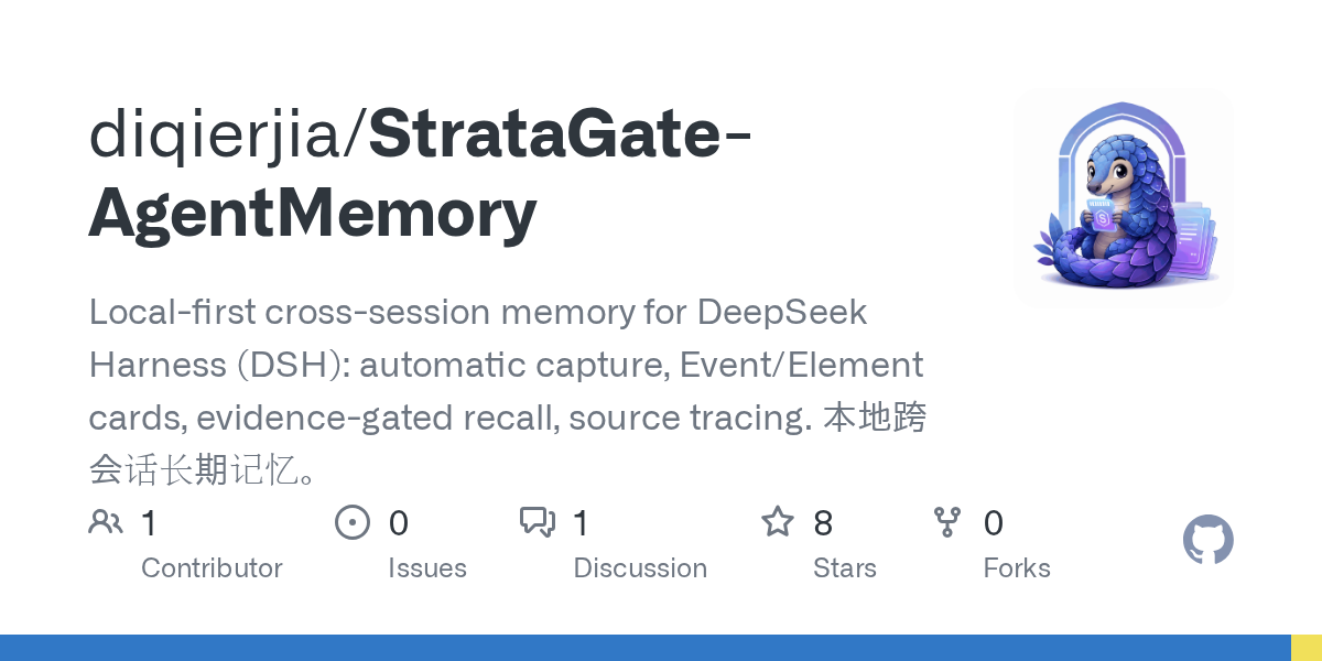 diqierjia/StrataGate-AgentMemory Screenshot preview