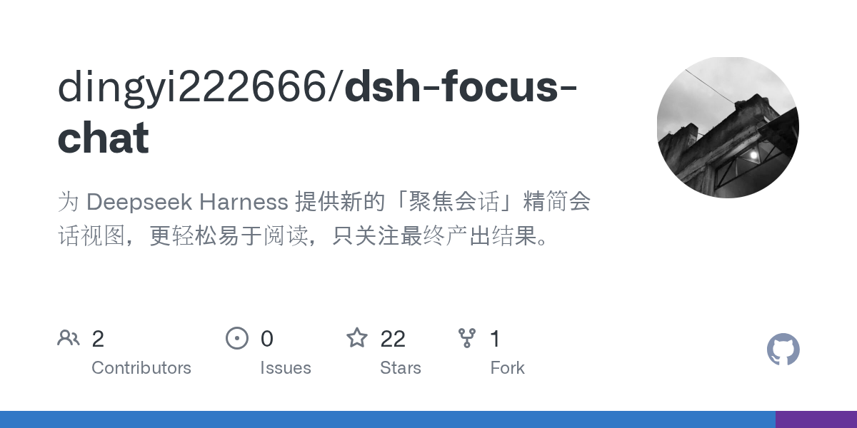 dingyi222666/dsh-focus-chat Screenshot preview