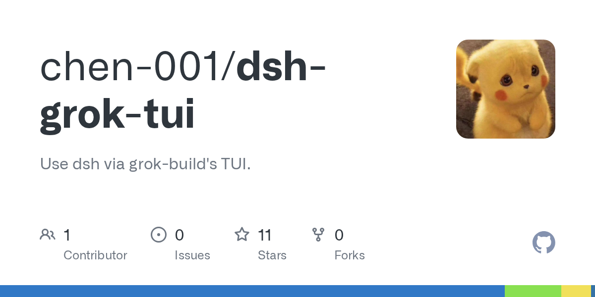 chen-001/dsh-grok-tui Screenshot preview
