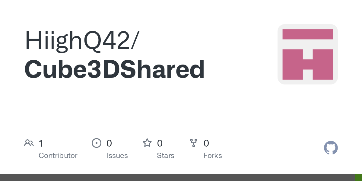 HiighQ42/Cube3DShared Screenshot preview