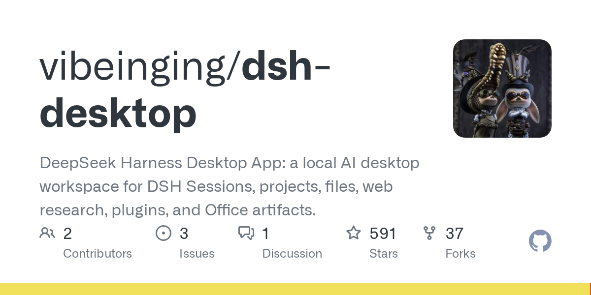 vibeinging/dsh-desktop Screenshot preview