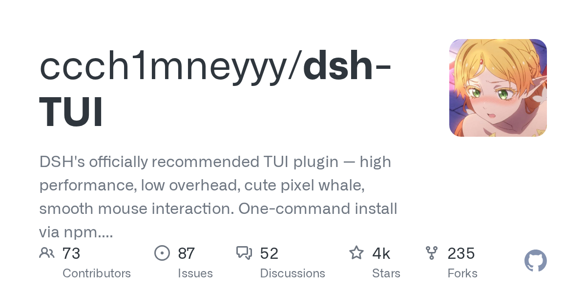 ccch1mneyyy/dsh-TUI Screenshot preview