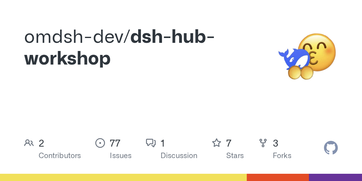 omdsh-dev/dsh-hub-workshop Screenshot preview