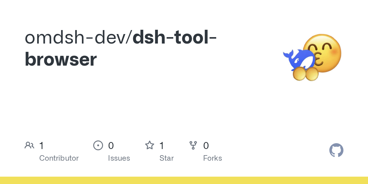 omdsh-dev/dsh-tool-browser Screenshot preview