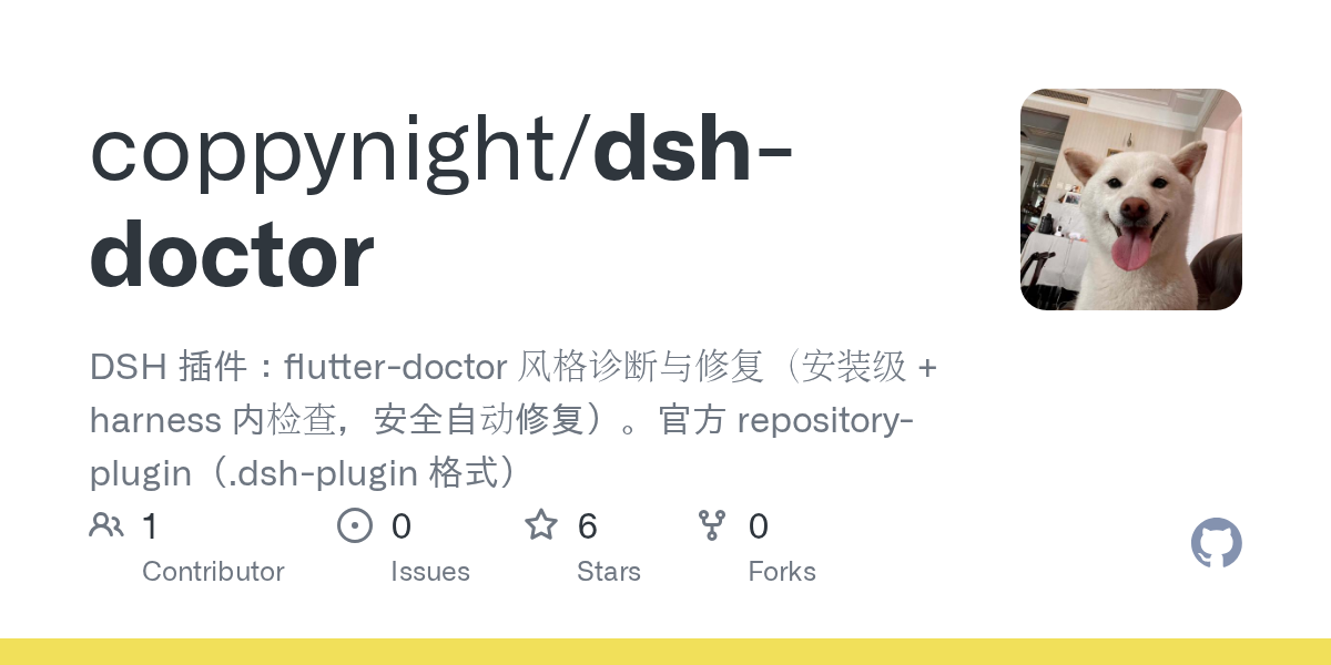 coppynight/dsh-doctor Screenshot preview