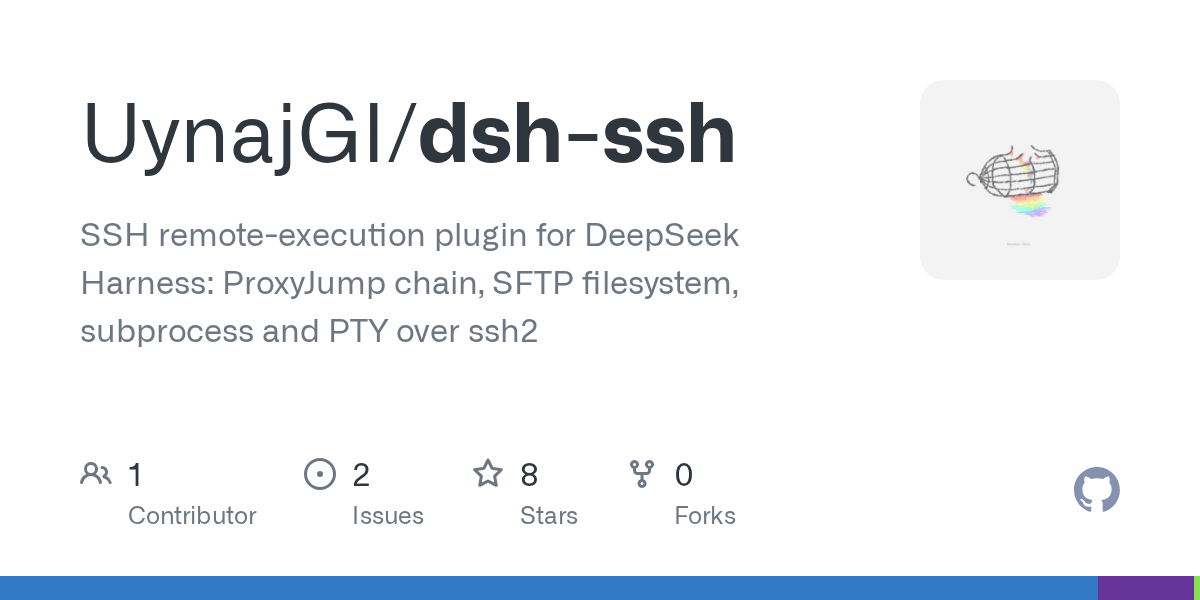 UynajGI/dsh-ssh Screenshot preview