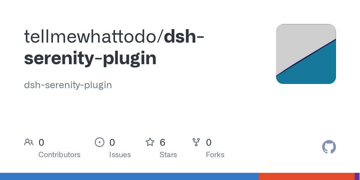 tellmewhattodo/dsh-serenity-plugin Screenshot preview