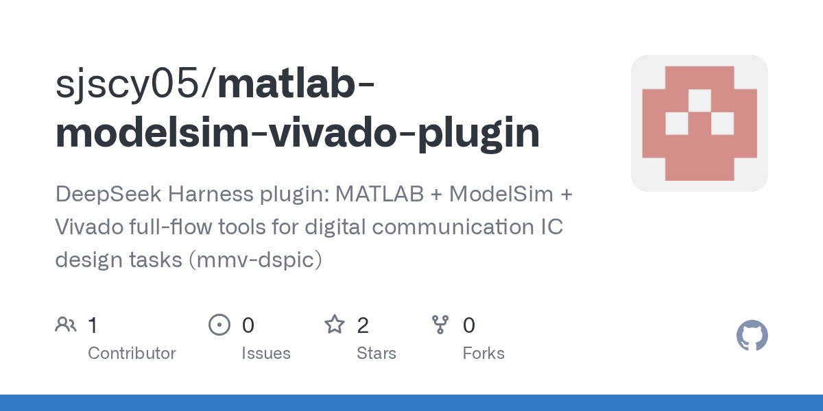 sjscy05/matlab-modelsim-vivado-plugin Screenshot preview