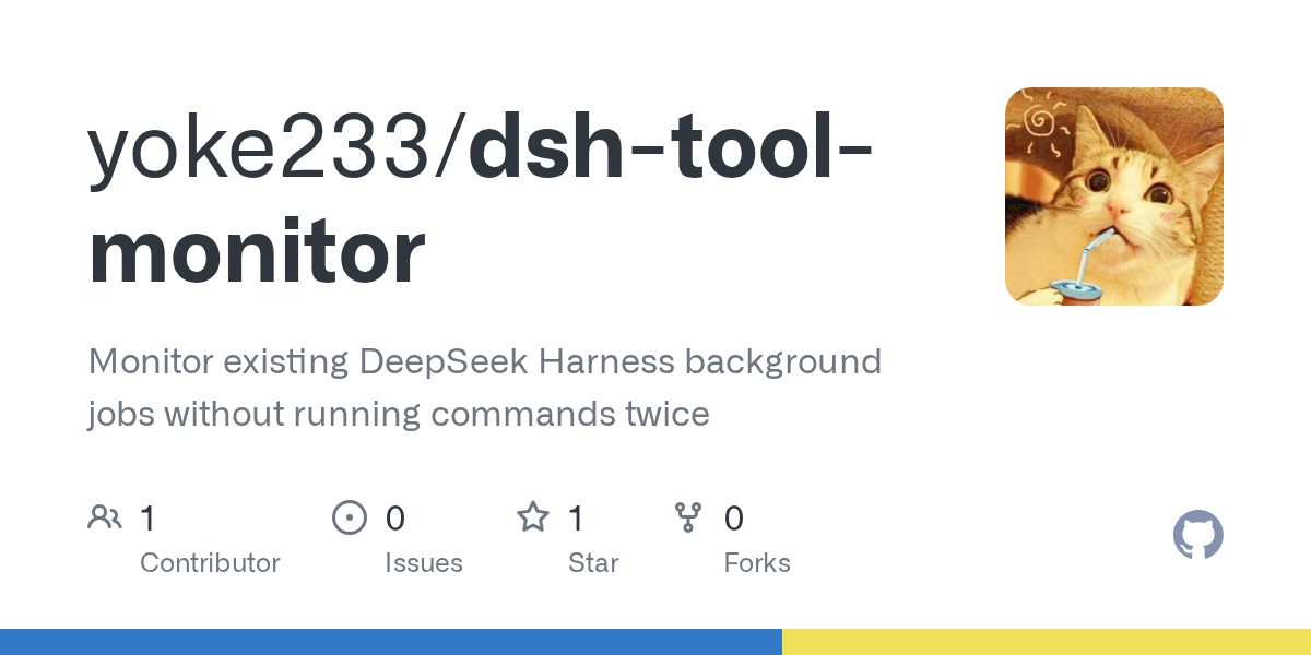 yoke233/dsh-tool-monitor Screenshot preview
