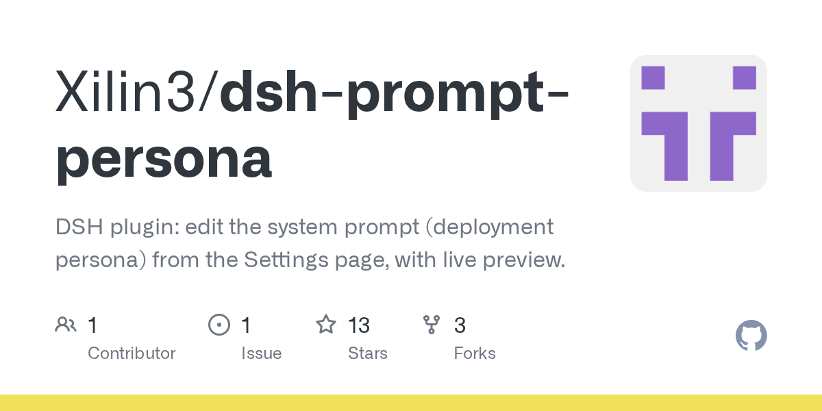 Xilin3/dsh-prompt-persona Screenshot preview